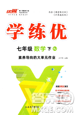延邊大學(xué)出版社2025年春優(yōu)翼學(xué)練優(yōu)七年級(jí)數(shù)學(xué)下冊(cè)人教版答案