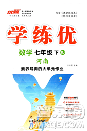 延邊大學(xué)出版社2025年春優(yōu)翼學(xué)練優(yōu)七年級(jí)數(shù)學(xué)下冊(cè)人教版河南專版答案
