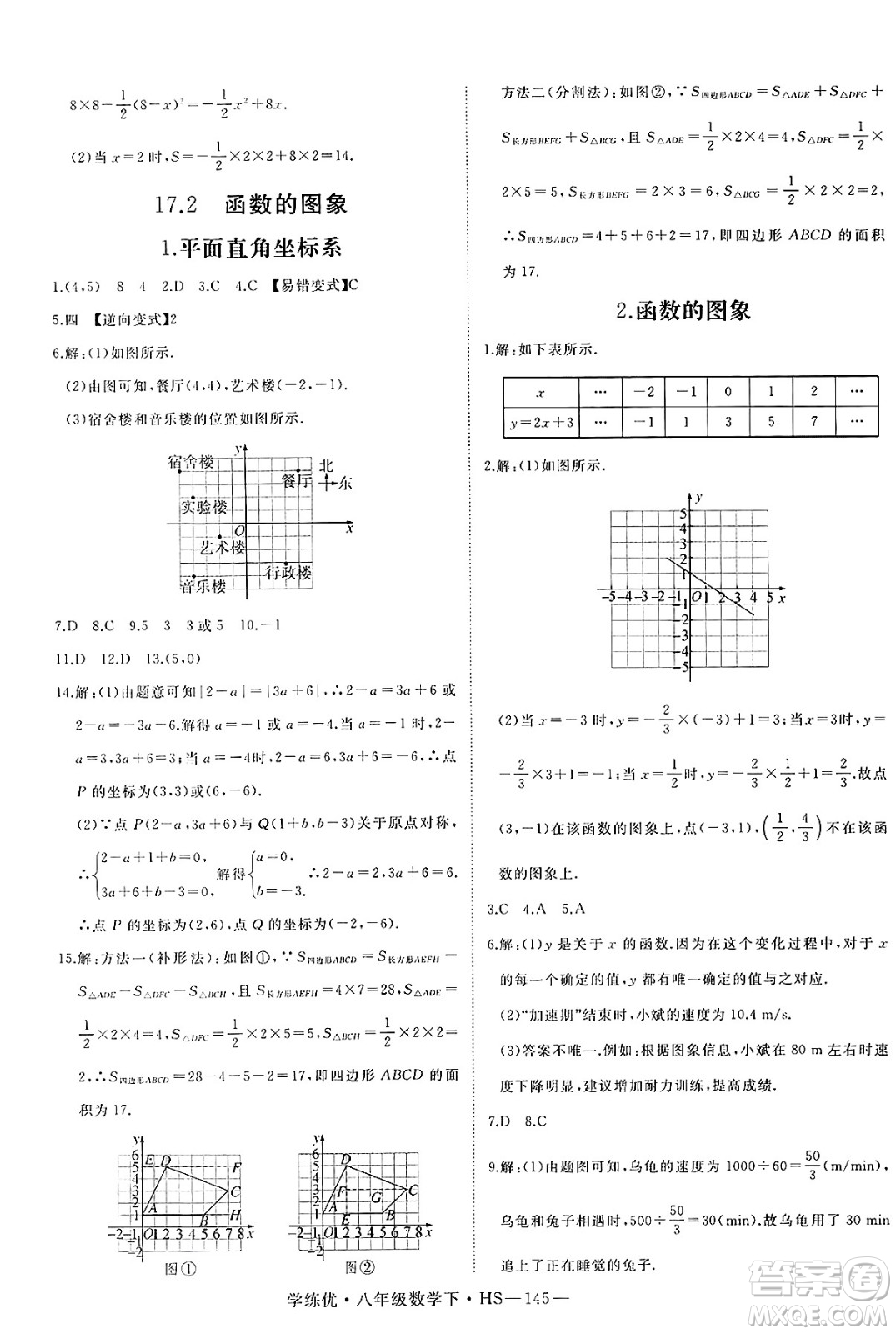 延邊大學出版社2025年春優(yōu)翼學練優(yōu)八年級數(shù)學下冊華師版答案