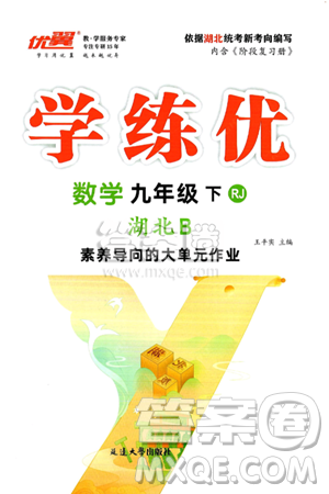 延邊大學(xué)出版社2025年春優(yōu)翼學(xué)練優(yōu)九年級(jí)數(shù)學(xué)下冊(cè)人教版湖北專版答案