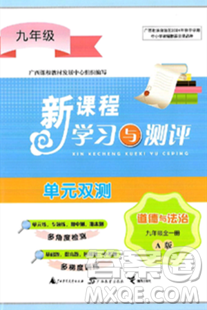 廣西師范大學(xué)出版社2025年春新課程學(xué)習(xí)與測評單元雙測九年級道德與法治下冊A版人教版答案