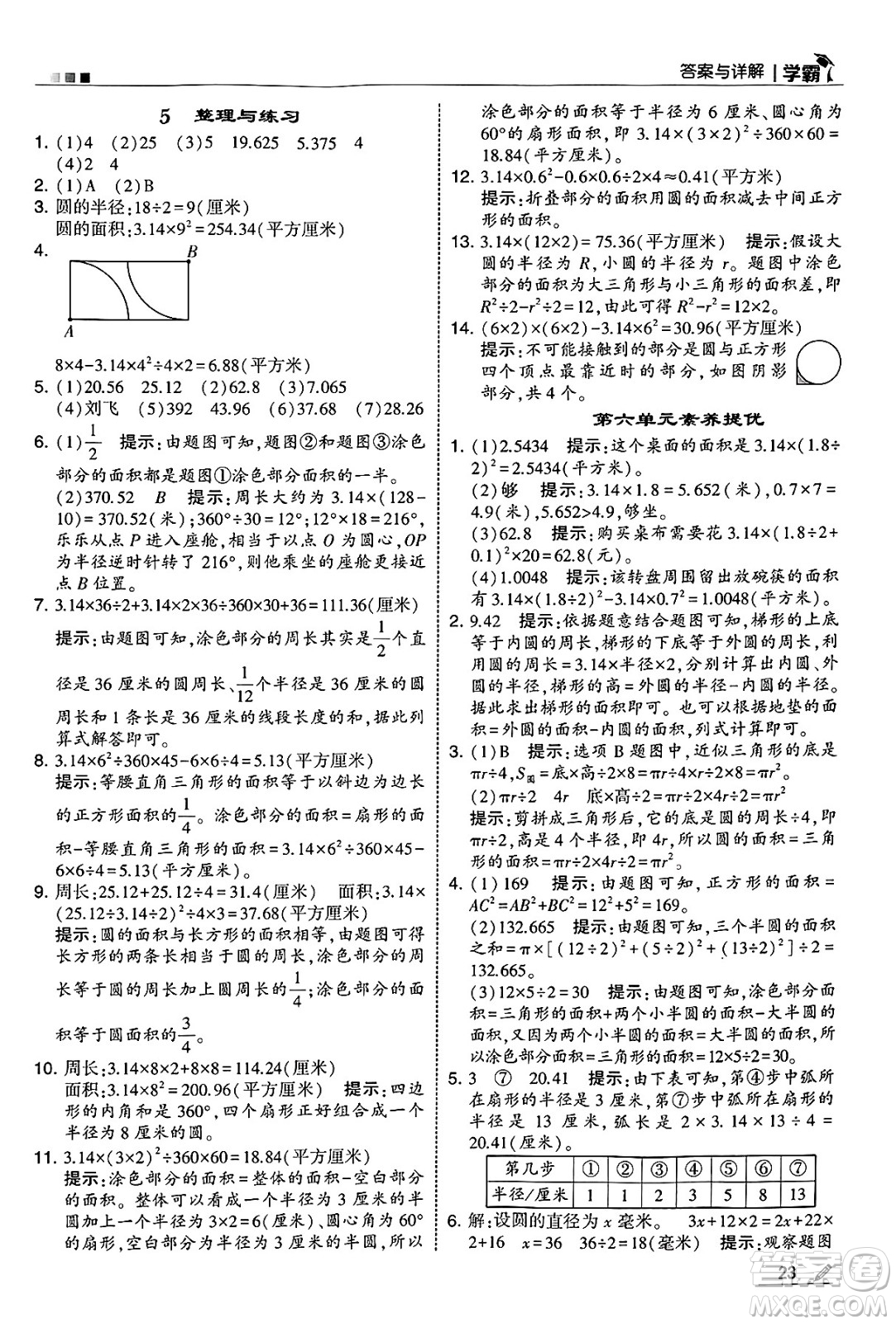 河海大學(xué)出版社2025年春5星學(xué)霸五年級(jí)數(shù)學(xué)下冊(cè)蘇教版答案