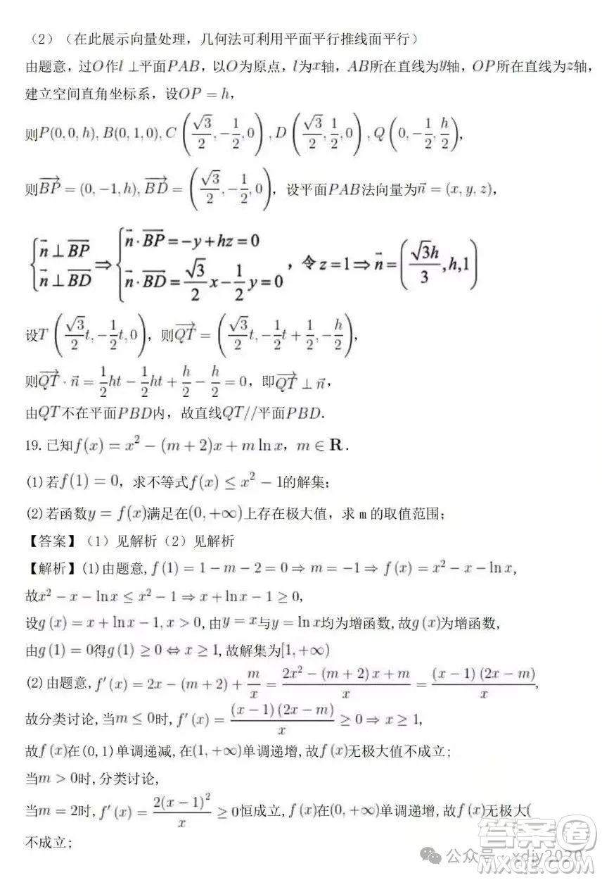 2025年高考上海卷數(shù)學試卷答案