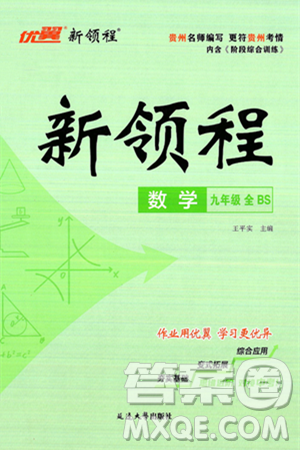延邊大學出版社2025年春優(yōu)翼新領程九年級數學下冊北師大版貴州專版答案