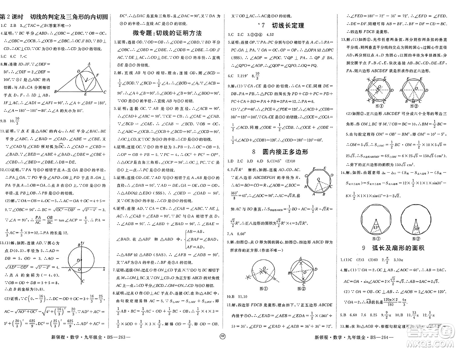 延邊大學出版社2025年春優(yōu)翼新領程九年級數學下冊北師大版貴州專版答案