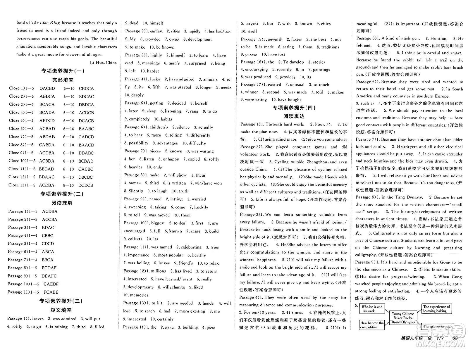 新疆青少年出版社2025年春神龍教育非常海淀單元測(cè)試AB卷九年級(jí)英語(yǔ)下冊(cè)外研版答案