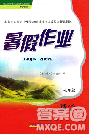 黃山書社2025年暑假作業(yè)七年級數學全冊滬科版答案
