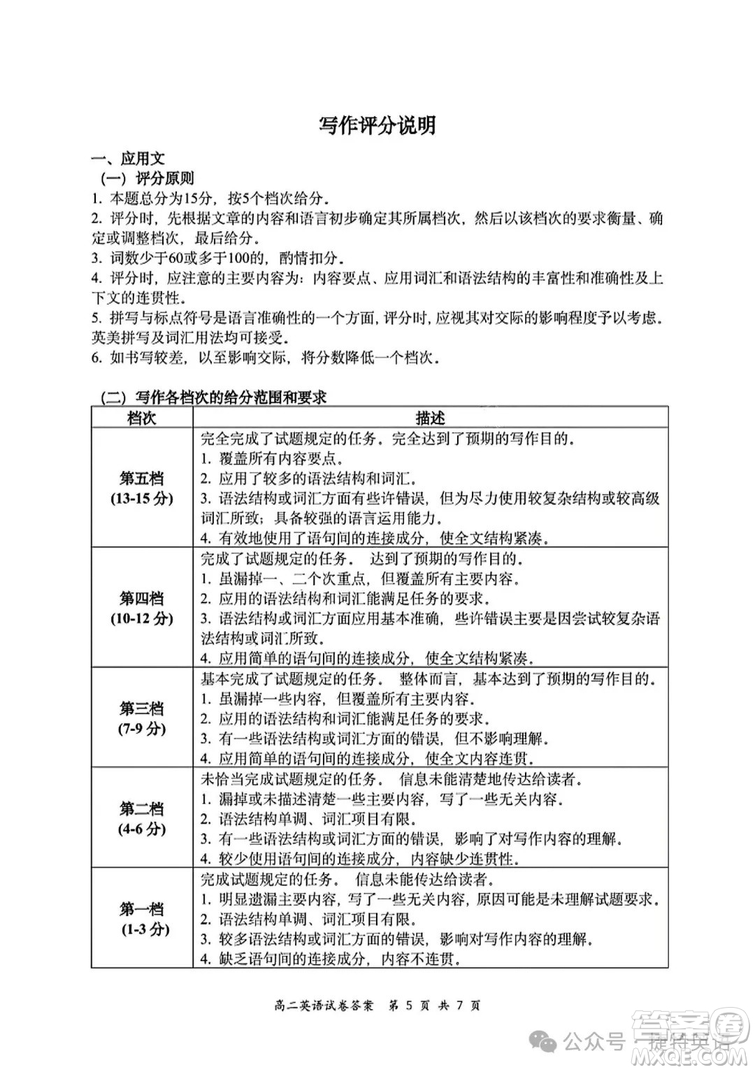 江蘇鹽城市2025高二下學(xué)期期末考試英語(yǔ)試卷答案