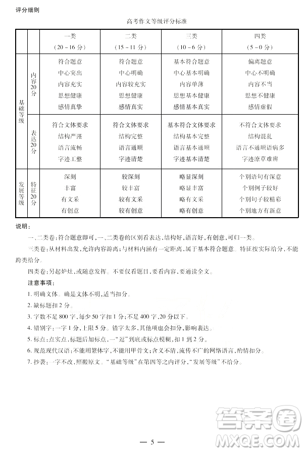 天一大聯(lián)考南陽(yáng)六校2026屆新高三7月期末考語(yǔ)文答案