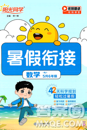 江西教育出版社2025年陽光同學(xué)暑假銜接五年級數(shù)學(xué)全冊人教版答案